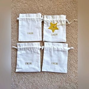 Dior gold metal star bag